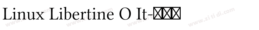 Linux Libertine O It字体转换
